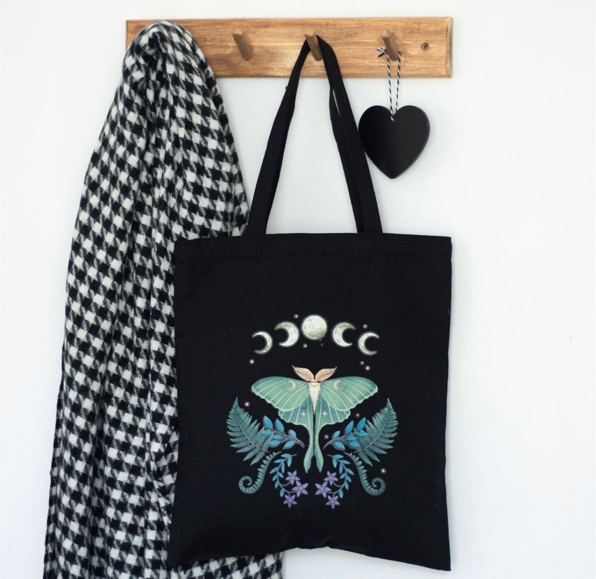 Luna Moth Tote Bage